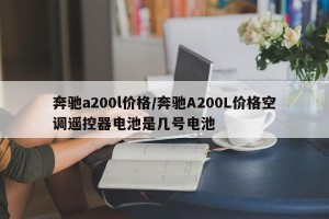 奔驰a200l价格/奔驰A200L价格空调遥控器电池是几号电池