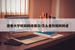 查看大学校园网络情况/怎么查校园网网速